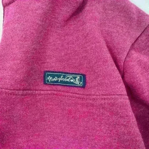 State Of Mine Women’s Small 1/4 Button Up Pullover Fleece Magenta Long Sleeve - Picture 2 of 8